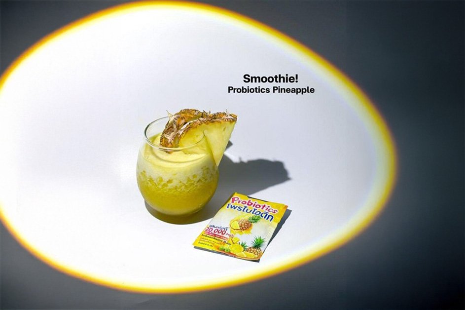  แจกสูตร smoothie! โพรไบโอติกสับปะรด
